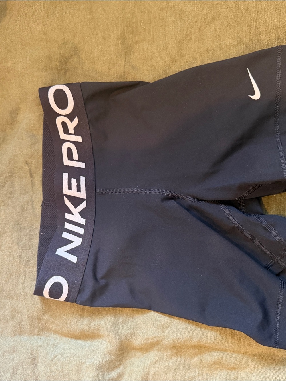 Nike Black  shorts  with Branded Waistband